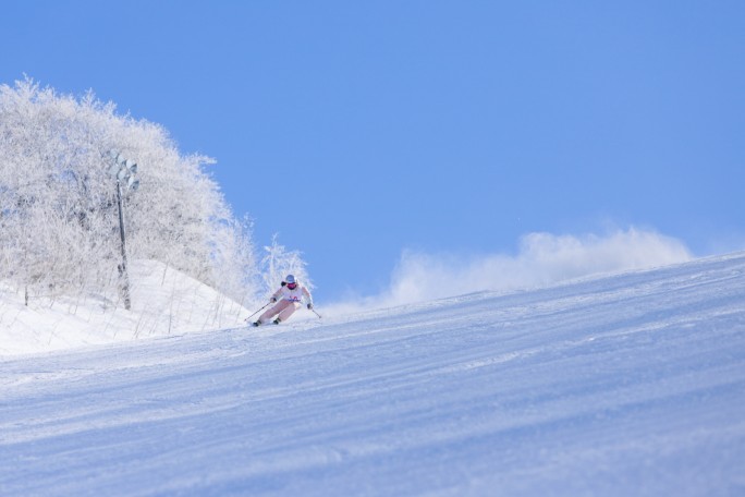 skier（練習中）