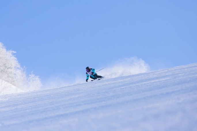 skier（練習中）