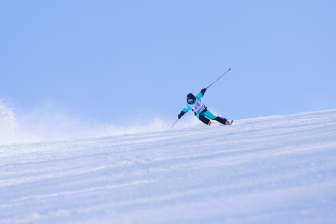 skier（練習中）