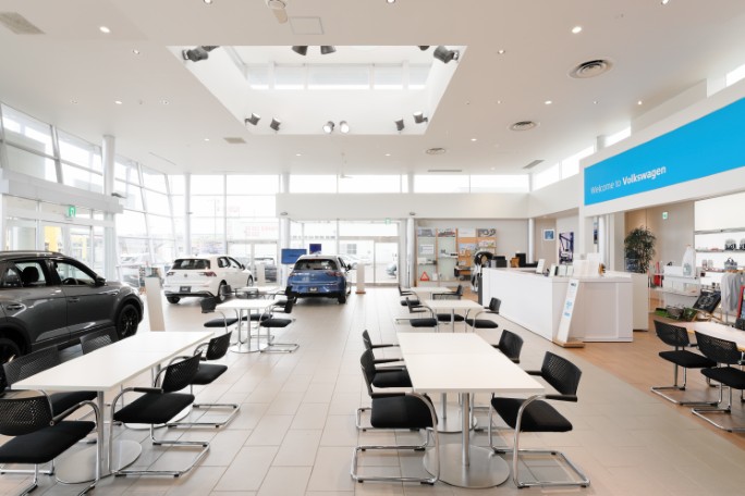 「Volkswagen仙台南」内装
