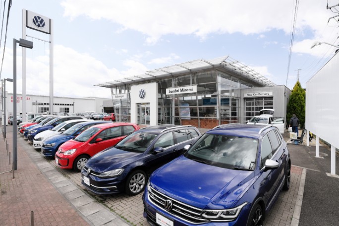 「Volkswagen仙台南」外観