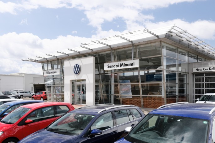 「Volkswagen仙台南」外観